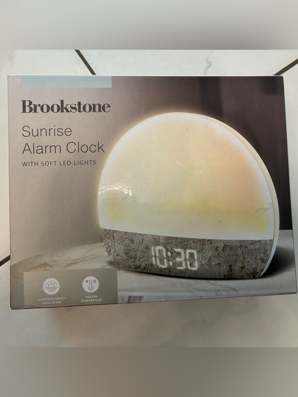 Brookstone sunrise alarm clock